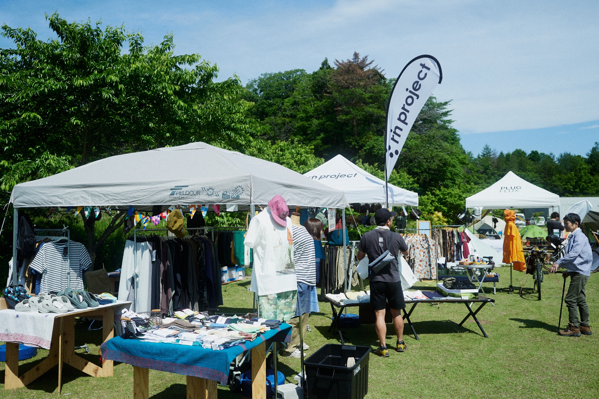 BIKE & CAMPの出展ブランドエリア